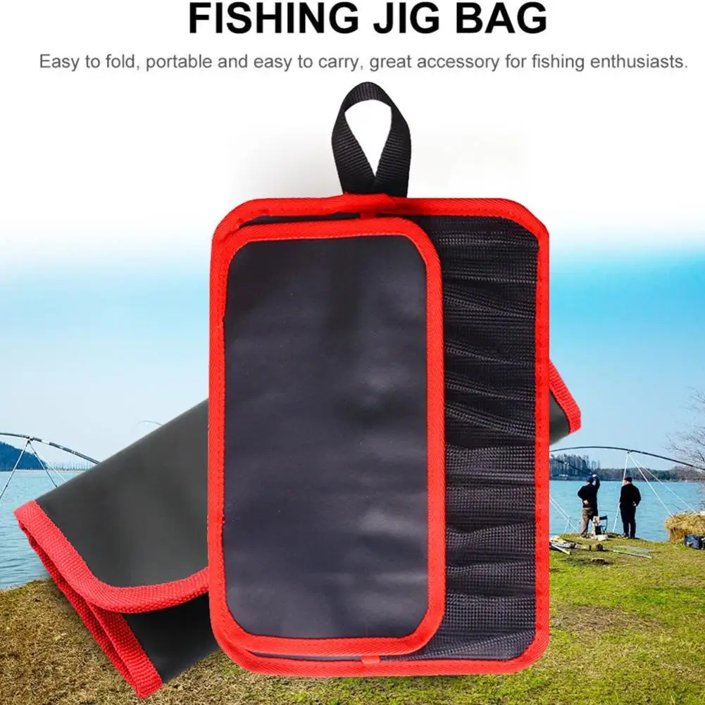 Cheap Fishing Gearwaterproof 12-slot Fishing Lure Bag - Portable Polyester  Bait Storage