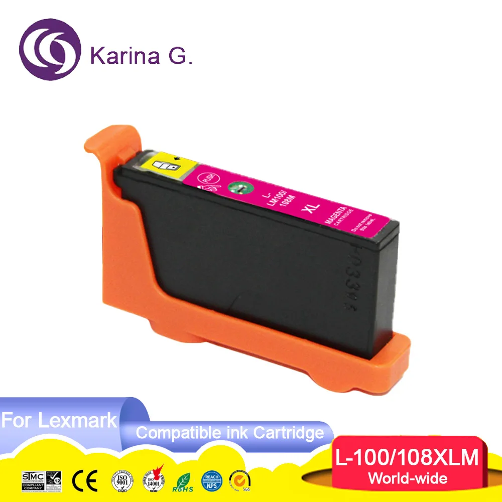 100XL 100 105 108 LM100/105/108XL LM100/108XL Premium Color Compatible Ink Cartr