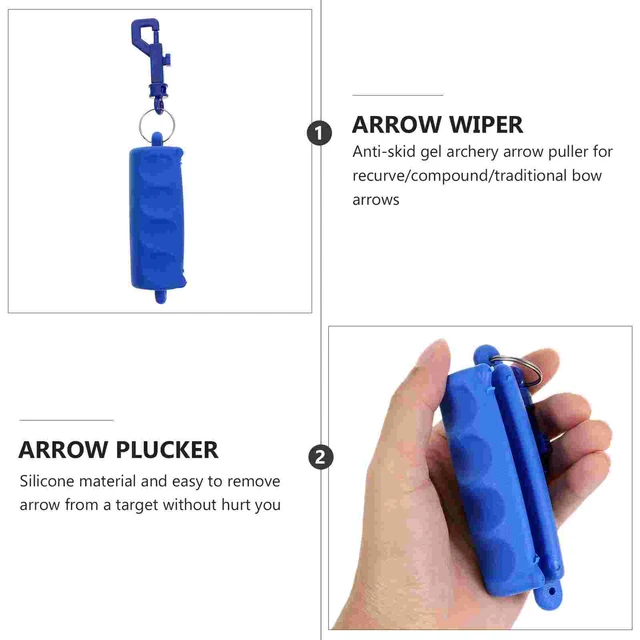 Tir à l'arc Flèche Cible Remover Silicone Arrow Puller Noir