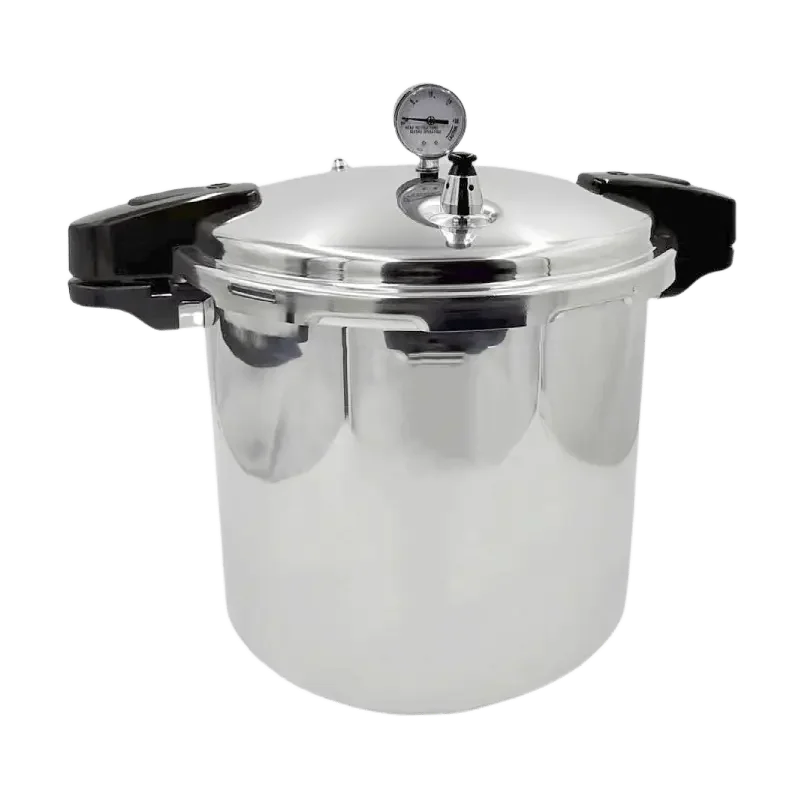 

2023 Wholesale Hot Sale 23L Multi -function Commercial Explosion-Proof Pressure Cooker With Pressure Gauge Aluminium Alloy Pres