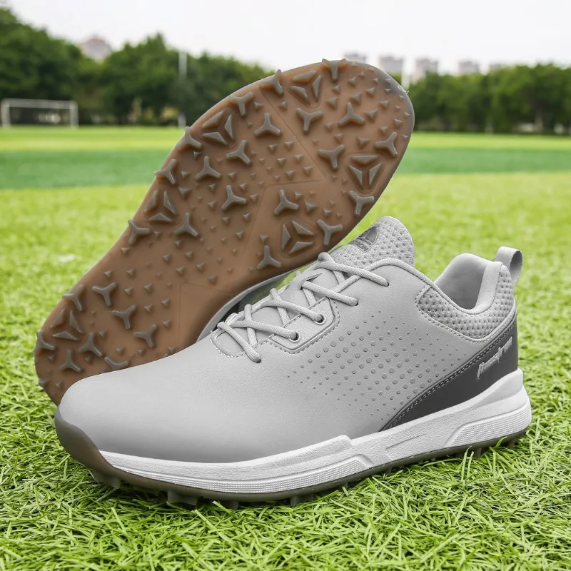 Waterproof Golf Shoes Men Golf Wears Spikeless Golfers Shoes Size 40-47 Walking Sneakers
