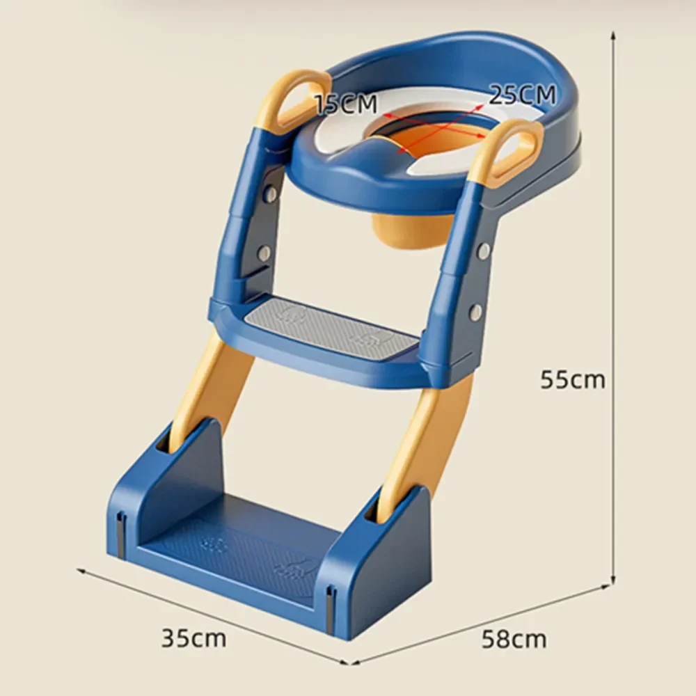 Upgraded Portable Toilet Seat Children's Pot Foldable Potty Training Seat Step Stool Portable Potty Child Pot Bebe Toilett 2