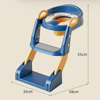 Upgraded Portable Toilet Seat Children's Pot Foldable Potty Training Seat Step Stool Portable Potty Child Pot Bebe Toilett 2