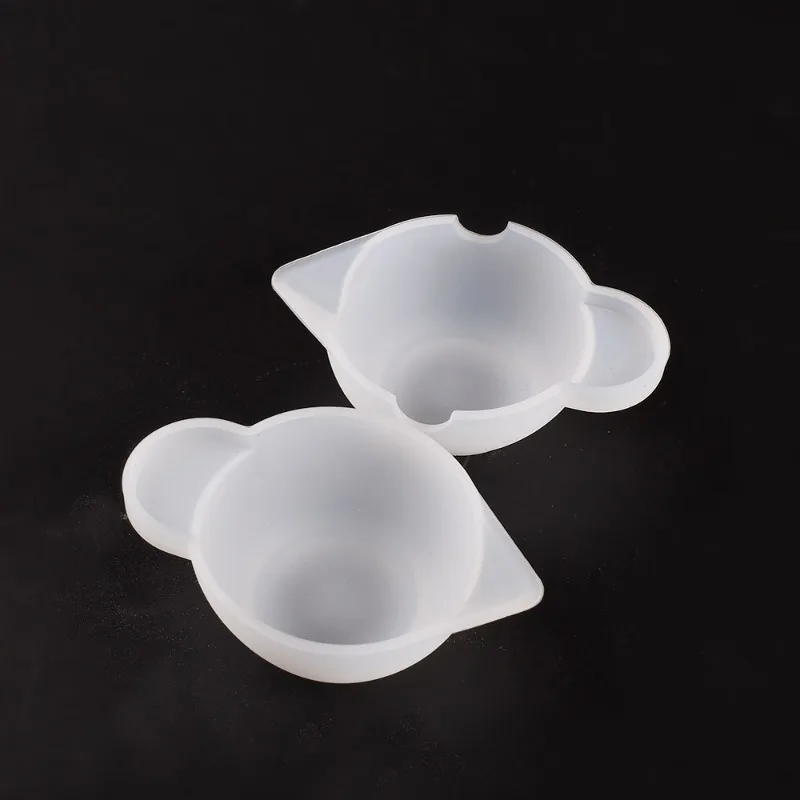 실리콘 몰드 혼합 컵 디펜서, DIY 에폭시 송진 쥬얼리 제작 도구, 측정 컵 금형, 수제 색상 변조, 6 개