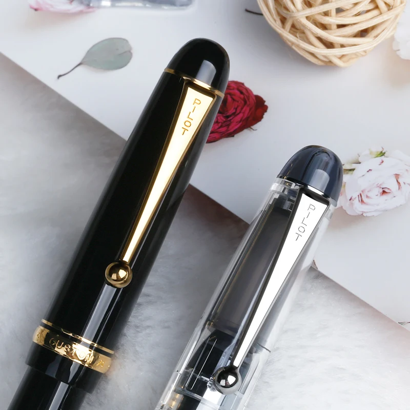 Japan Original Pilot Custom 74 Transparent 14k Gold Fountain Pen Business Office Men Women Gift Mr FKK-1-NC Writing Suppliees 4