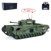 1/16 Tongde RC Battle Tank Churchill Mk.VII Electric Infantry Fighting  Radio Control Panzer Ready to Run Vehicles TH23781 1