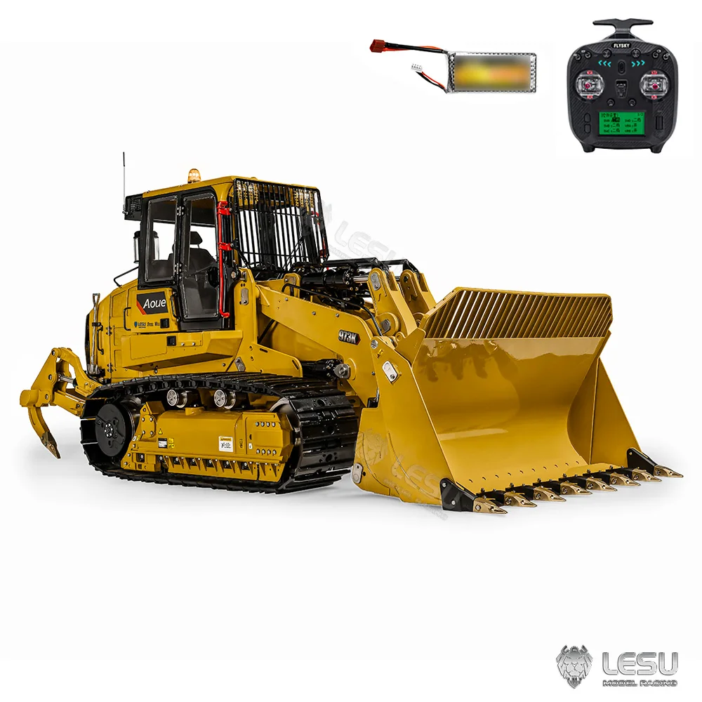 Toys LESU 1/14 973K Metal Hydraulic RC Loader AOUE Truck ST8 Light Sound ESC Motor Radio Control Painted Finished Car Vehicle 2