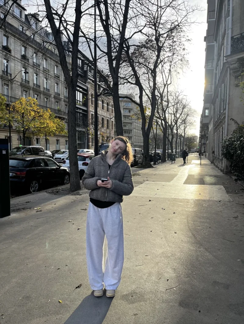 ETJ 2025 Winter new women's fresh and elegant white turtleneck knitted thick cotton jacket warm bread jacket 6318229