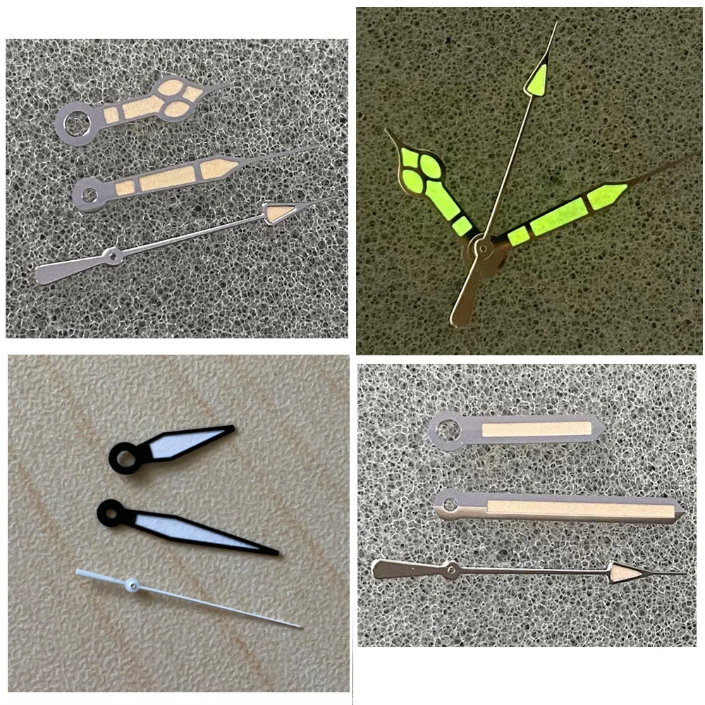 

Часы стрелки с зеленым светом для NH35/ NH36/ 7S/ 4R комплекты для модификации механического механизма часы Запасная часть