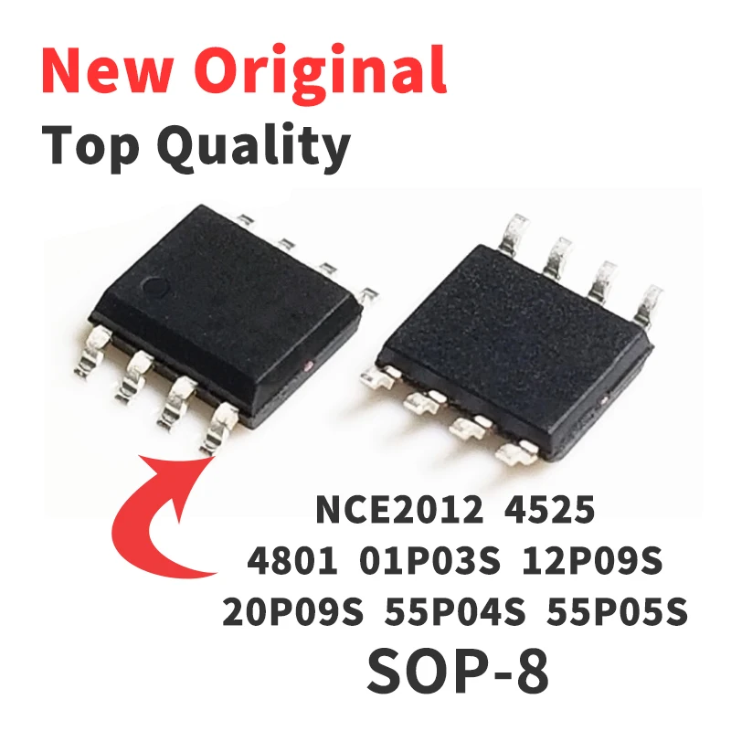 10 Pieces NCE2012 NCE4525 NCE4801 NCE01P03S NCE12P09S NCE20P09S ...