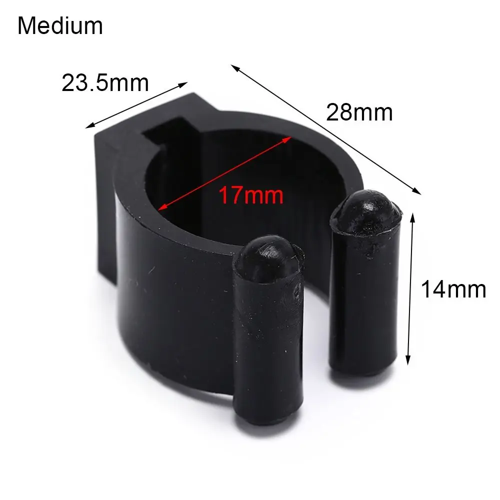 Billiard Accessories 12Pcs Rod Clip Billiard Cue Holder Wall Hanging S/M/L Fishing Rod Holder Billiard Fishing Accessories Snooker Stick