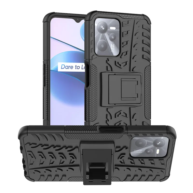 Per Realme C35 Custodia Cover Realme Narzo 30 5G 8I C21 8 Armatura Supporto Paraurti Custodie Protettive Per Telefono Per Realme C35 Funda