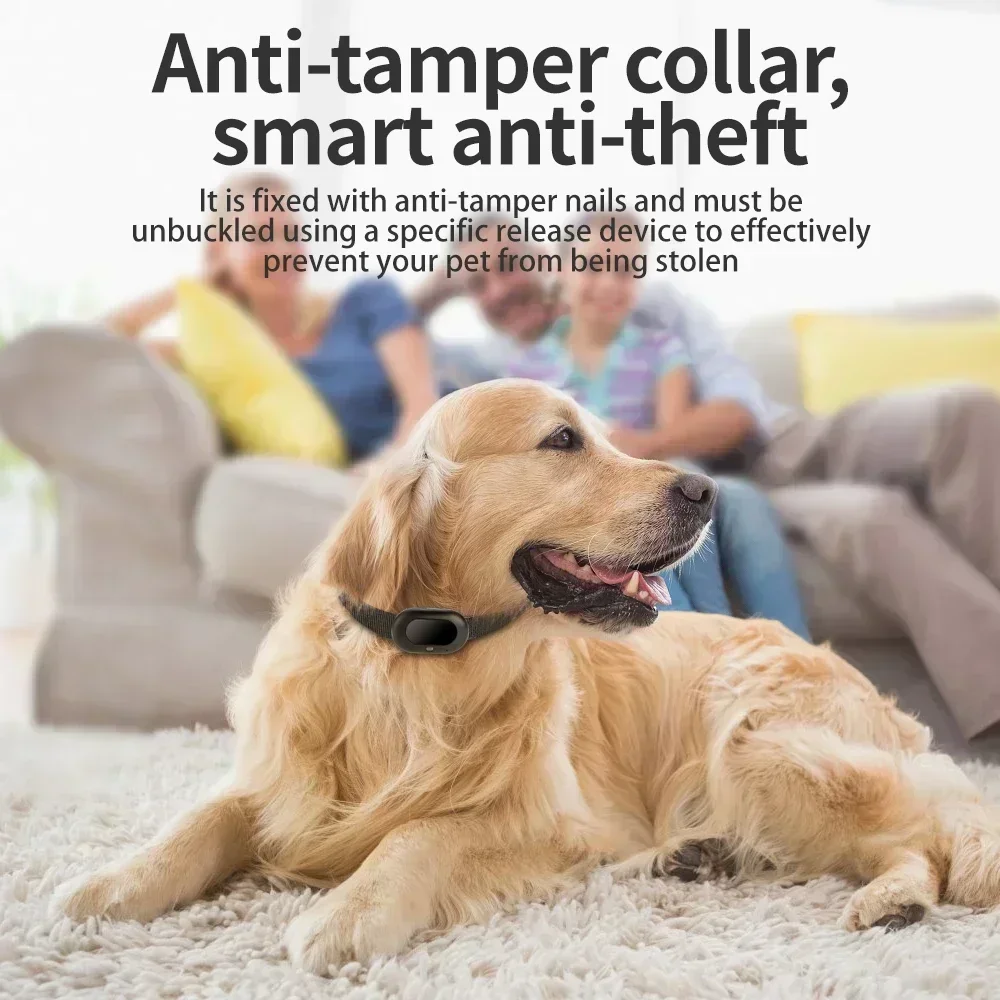 New 4G Pet Tracker GPS Electronic Fence Dog Cat Collar, Pet Dog Gps Voice Monitor Anti Loss Mini Tracker IP67 Waterproof Locator
