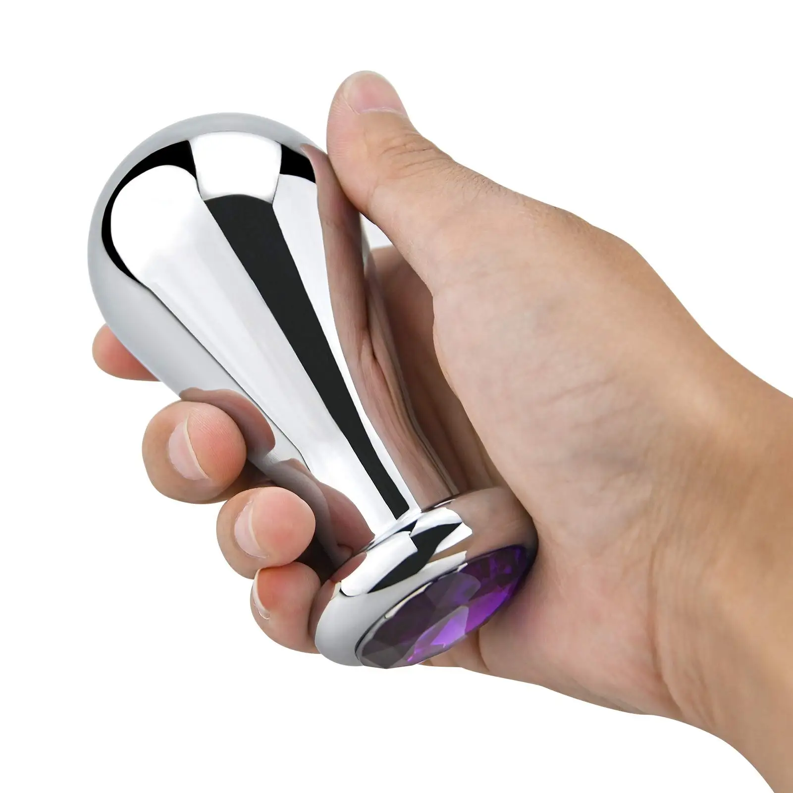 BDSM Large Anal Plug - Metal 5