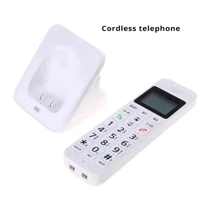 D1018 Telephone Business Office Home Handheld Digital Wireless Telephone Low Radiation With LCD Display US Plug