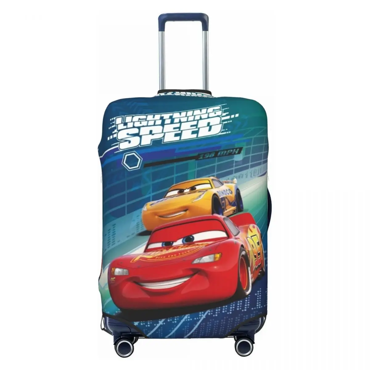 Cartoon Pixar Cars Suitcase Cover Washable Travel Luggage Covers for 18-32 inch