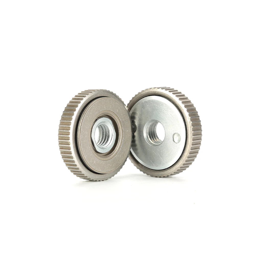 

2 Pack Self-locking Pressure Plate Angle Grinder M14 Thread Replacement Quick-release Nut Clamping 50mm Power Tool Parts
