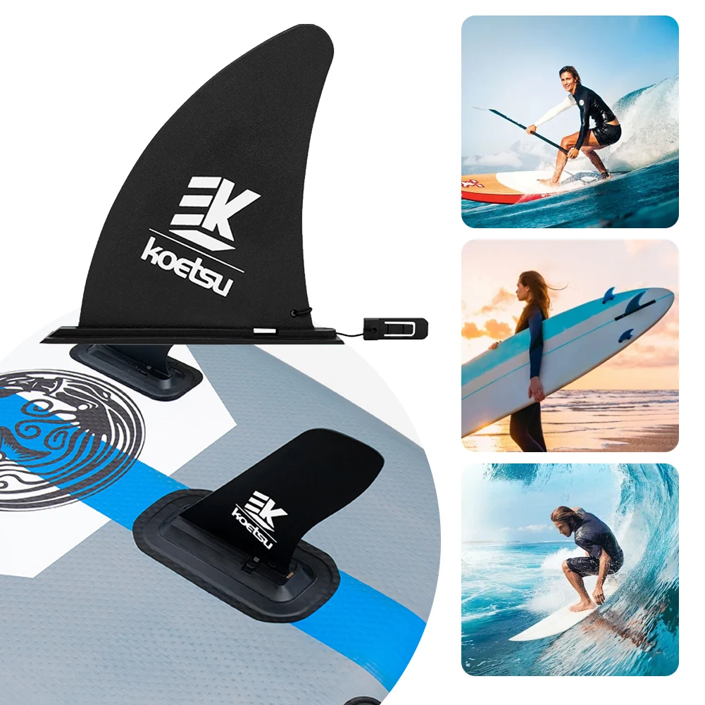 Surfboard Fin Quick Release Paddle Board Fin Detachable Longboard Fin Protective Surfboard Tail Fin for Long Board Surfboard