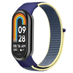 Nylon Loop Strap SmartWatch Wristband Replacement Sport Bracelet - Mi Band 76543 (Ice Ocean Blue)
