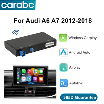 CARABC Per Audi A6 A7 2012-2018 Wireless CarPlay Android Auto Interfaccia Specchio di Collegamento AirPlay Autolink Bluetooth Fotocamera Posteriore