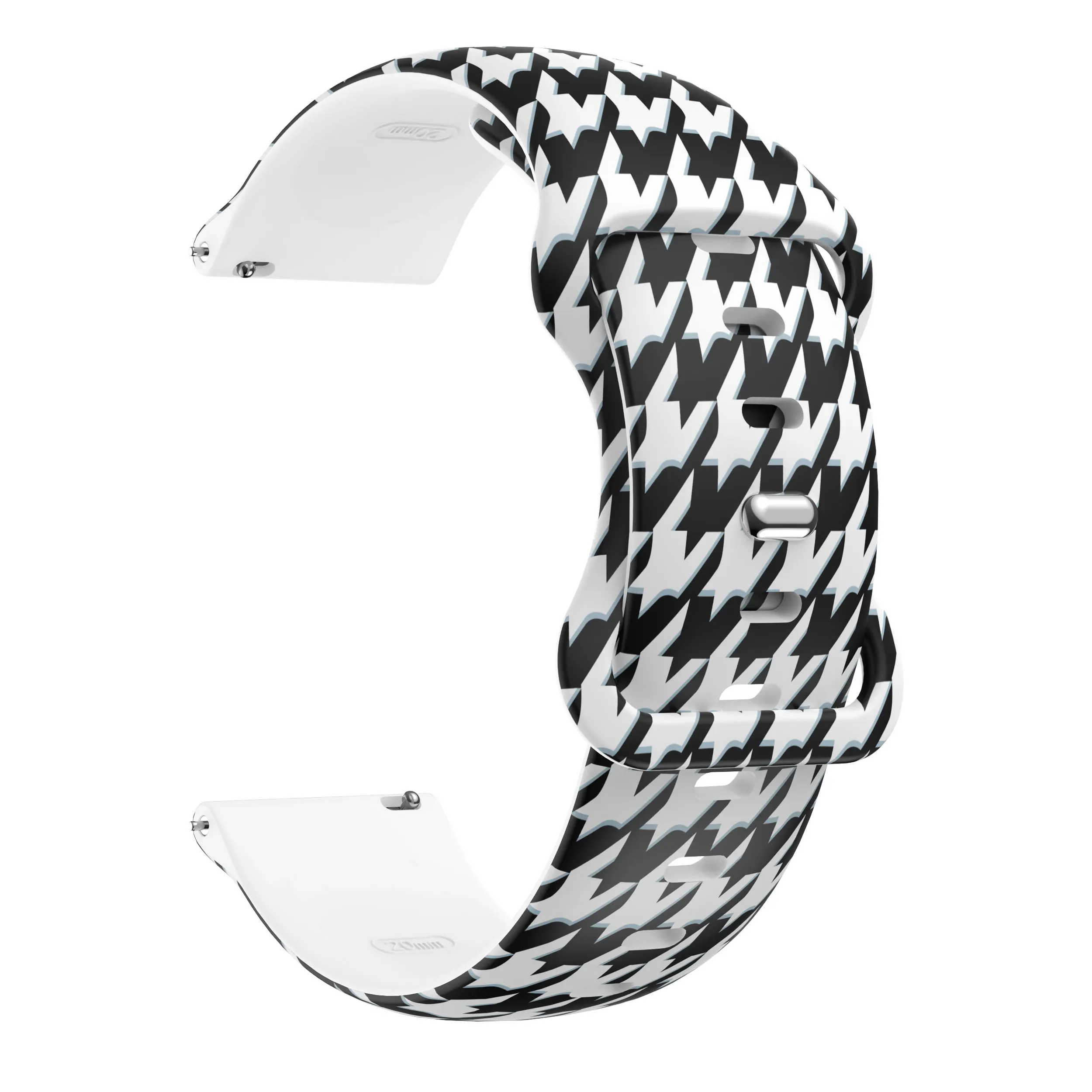 Colorful 20mm Silicone Printed Strap - Premium Replacement Wristband