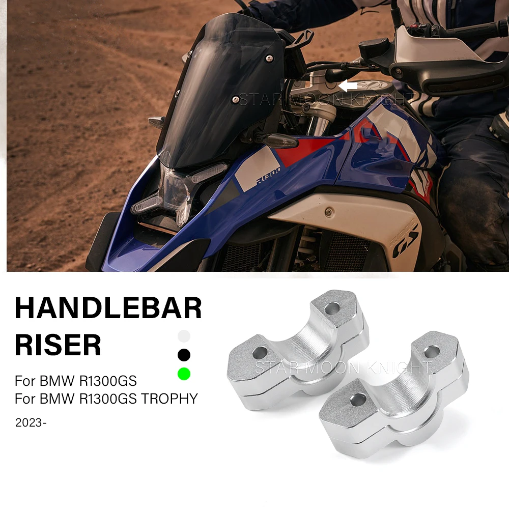 Morsetti Per Manubrio Adattatore Per Aumentare L'Altezza Per Bmw R1300Gs R 1300 Gs Trophy Gs 1300 2023-Accessori Per Riser Manubrio