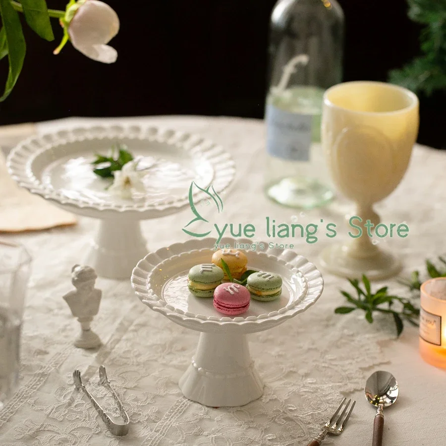 Ceramic Dinner Plate French Medieval Dessert Plate