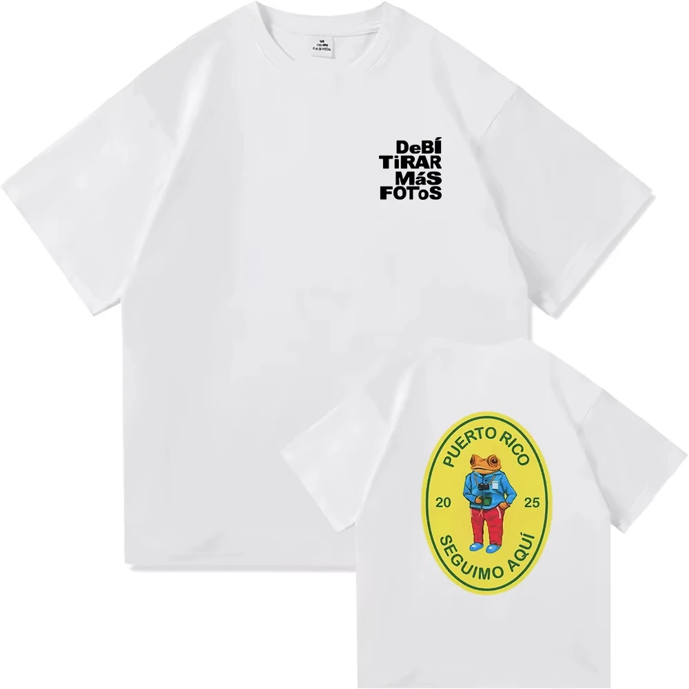 DTMF Debí Tirar Más Fotos TShirt BAD BUNNY DeBÍ TiRAR MáS FOToS Men Clothing Harajuku High Quality Cotton Tops Fans Gift T-Shirt 3