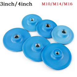3/4inch Sanding Disc Backing Pad Adhesive Disc Hook And Loop Buffing Polishing Pads M10/M14/M16 Thread Polishing Disc For Sander
