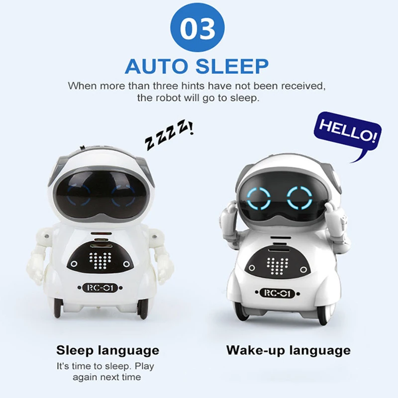 Robot Toys Electric Model for Kids Voice Intelligent Early Education Puzzle Interactive Story Birthday Christmas Gifts For Kids 3