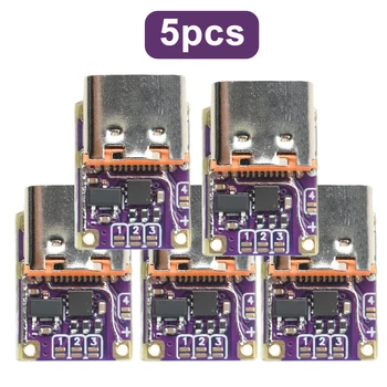 1-5pcs PD QC Fast Charging Type-C Trigger Module 5V-20V/20V-48V Output DIY Power Bank Charging Decoy Module for Electronics 1