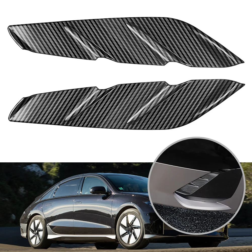

A Pair For Hyundai IONIQ 6 2022+ Car Rear Fog Lights Lamp Strips Trim Cover Stickers Vehicle Exterior Trim