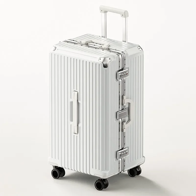 

Rolling Luggage Travel Suitcase Large Capacity New Design Trunk Aluminum Frame Sturdy Suitcases Silent Universal Wheel luggage