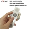 13.56mhz CUID Changeable S50 1K RFID Sticker Wet Inlay NFC Tag Sector 0 Block 0 UID Rewritable For NFC Andriod MCT Copy Clone 2