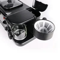 Hot Sale 3 in 1 Multifunctional Breakfast Station Toast Oven Coffee Maker Griddle Pan Breakfast Maker for Home 2