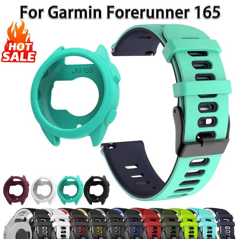 Silicone Sports Watch Band and Protective Cover Shell