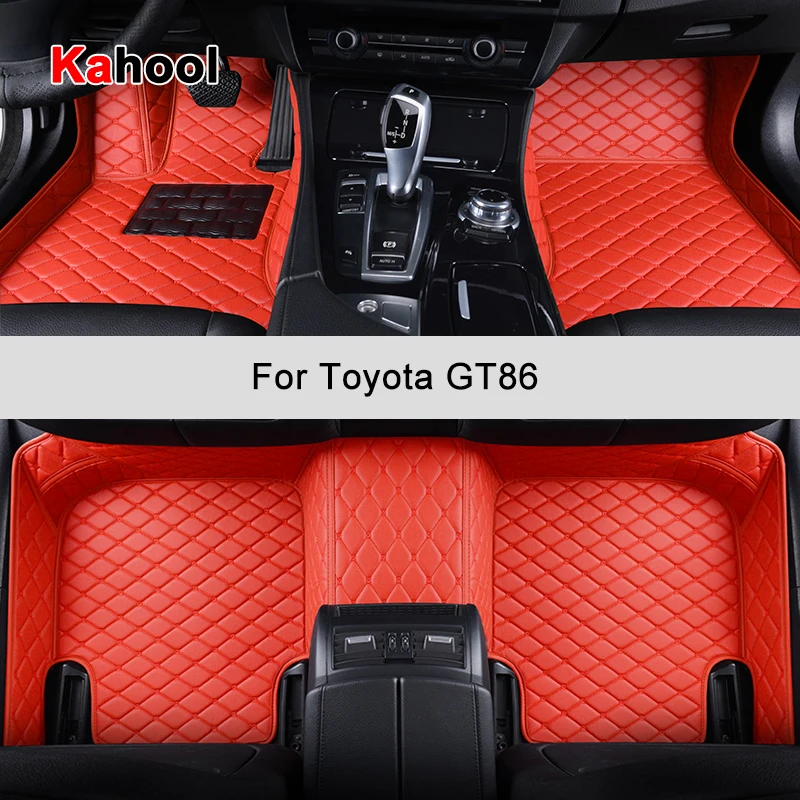 

KAHOOL Custom Car Floor Mats For Toyota GT 86 Auto Accessories Foot Carpet