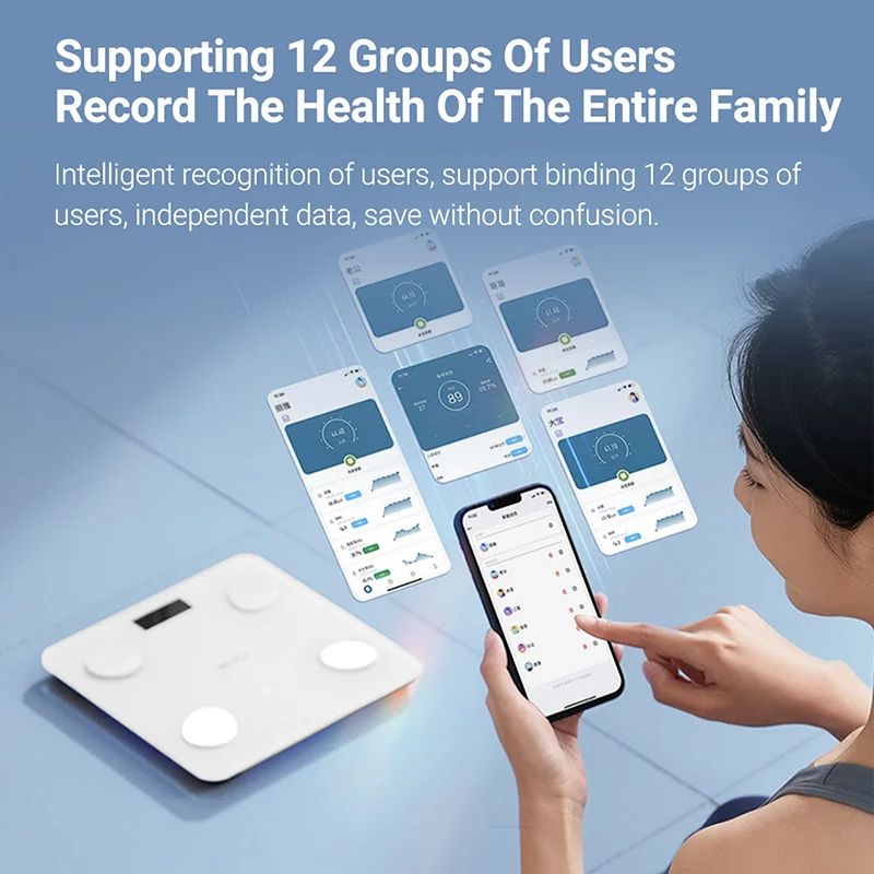 Generic Body Fat Scale Bluetooth Bmi Smart Wireless Digital Home