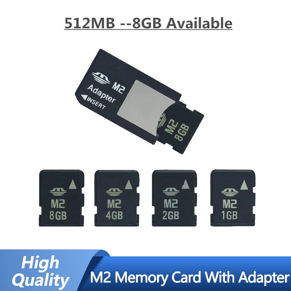 M2 Memory Card 8GB 4GB 2GB 1GB Memory Stick Micro With M2 Adapter MS m2-memory-card-8gb-4gb-2gb-1gb-memory-stick-micro-with-m2-adapter-ms