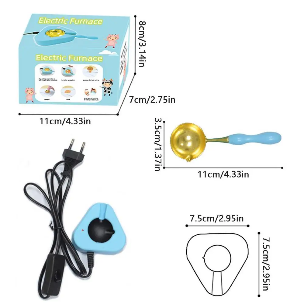 Electric Wax Seal Warmer Automatic Temperature Adjustment Wax Seal Stamp  Kit Wax Sealing Warmer Tool For DIY Supplies Wax Seal - AliExpress