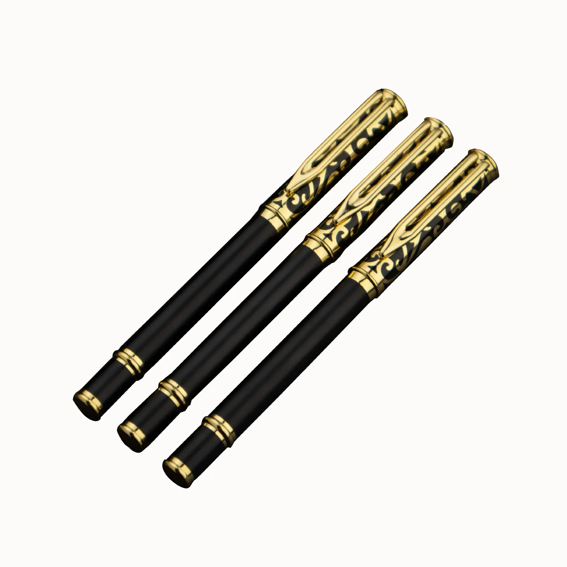 Metal Ball-point Pen Sculpture Pattern Roller Pen Office School Stationary Name Gift Multifunction Ballpoint Pen