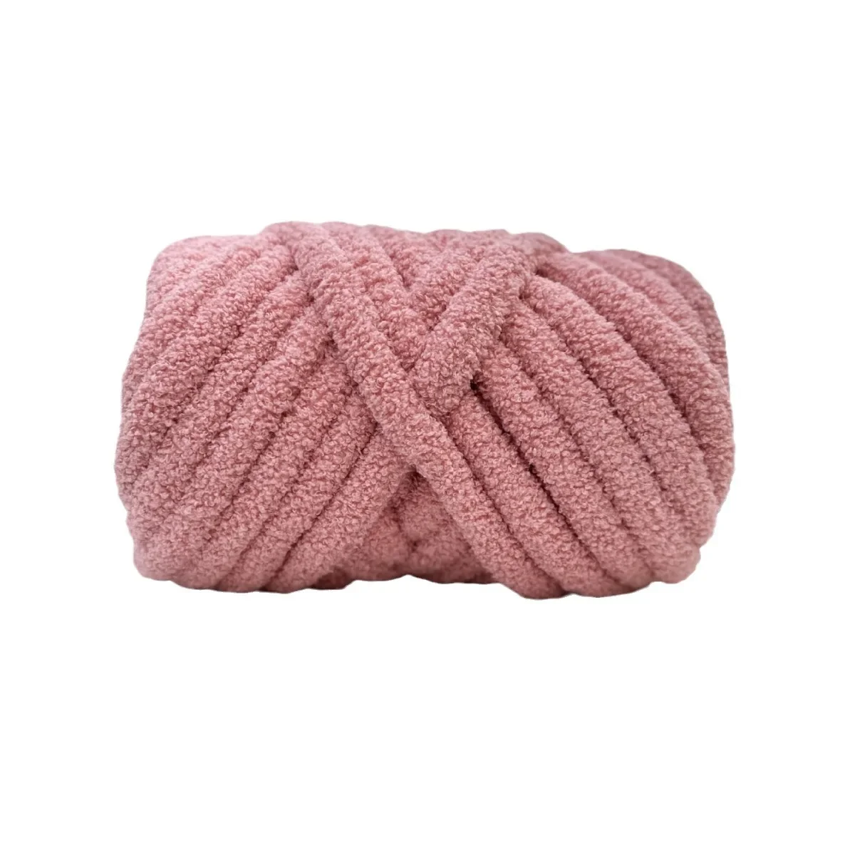 New Teddy Fleece Lamb Fleece Braided Thread Core Gauze Strip Thick Cloth Strip DIY Bag Thread Bulk Yarn Wool Yarn 1kg 4