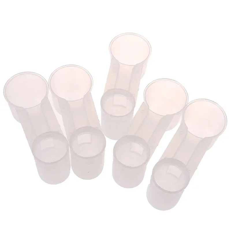 5Pcs Plastic Bird Feeder Clear Water Bottle Drinker Cup Pigeon bird feeder bird water drinker