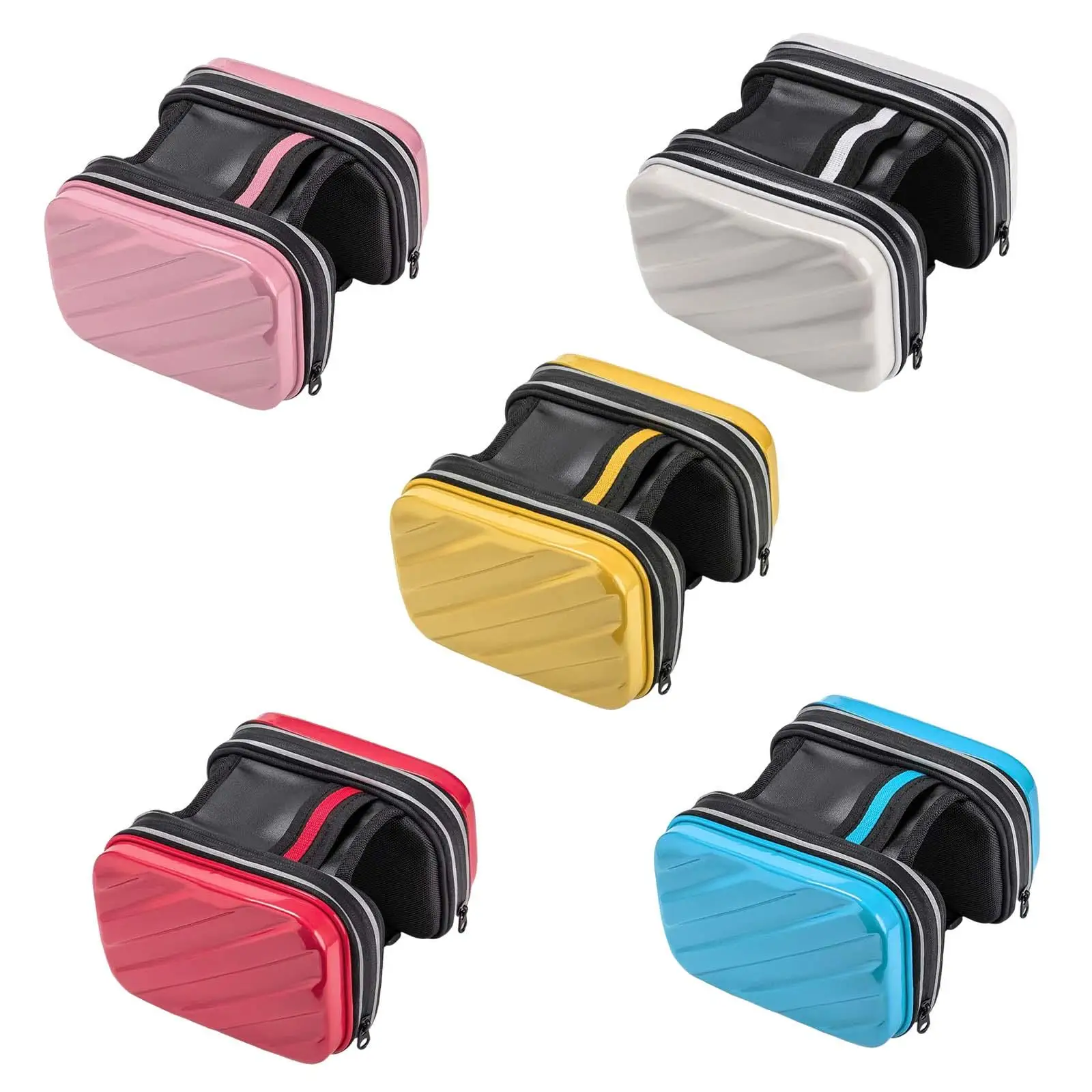 

Bike Frame Front Bag Detachable Weatherproof Saddlebag for Riding Wallet Bag