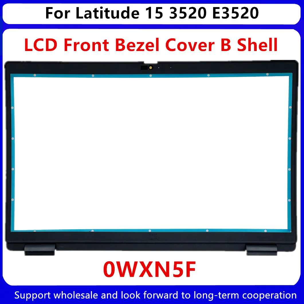 para Dell Latitude 15 3520 E3520 Lcd Capa Traseira Tampa da Tampa Traseira Case Superior Capa um Escudo 017xcf 04y37v Moldura Dianteira 0wxn5f Novo - Imagem 5
