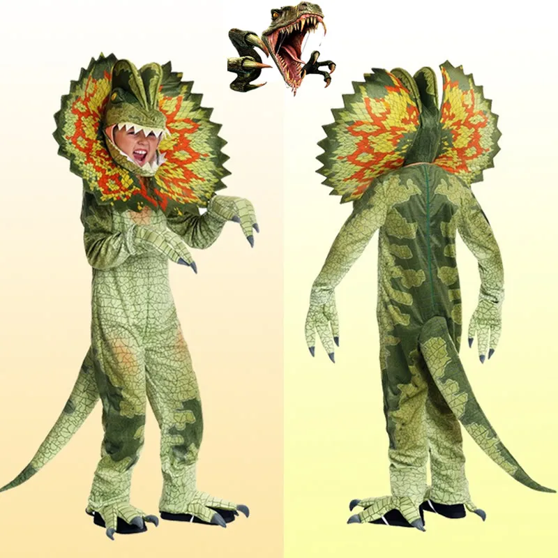 Costume Da Dinosauro Spinosaurus Peluche Con Scheletro 3D – Morbido, Lavabile E Perfetto Per Halloween