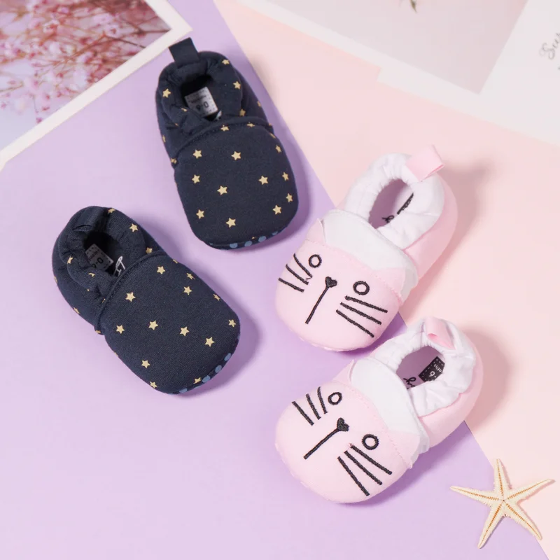 Baby Unisex Cotton Shoes Cute Animal Bee Anti-Slip Soft Bottom Baby Boy Girl Shoes First Walkers Newborn Toddler Crib Shoes 2023 5