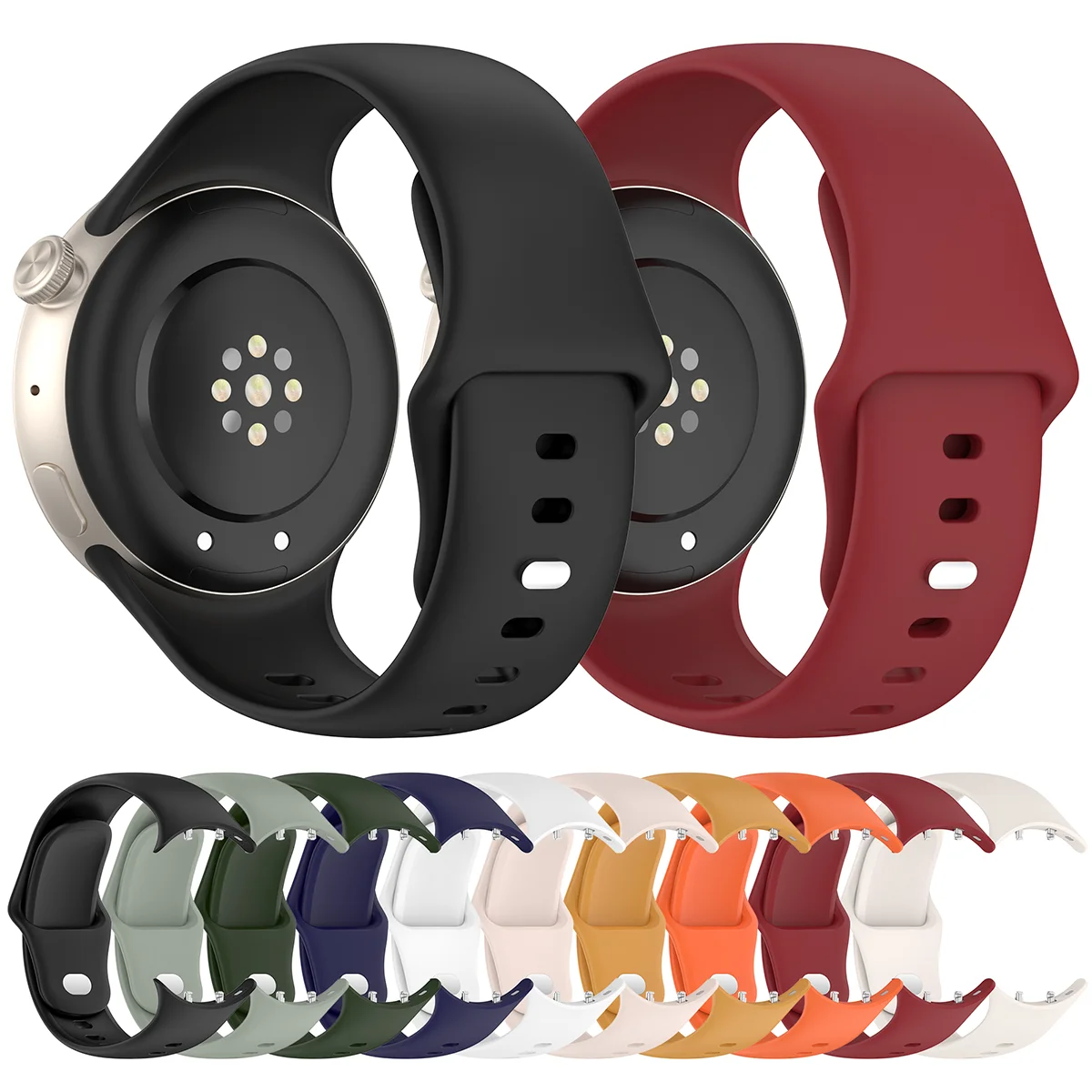 Silicone Sport Watchband Replacement Bracelet Strap