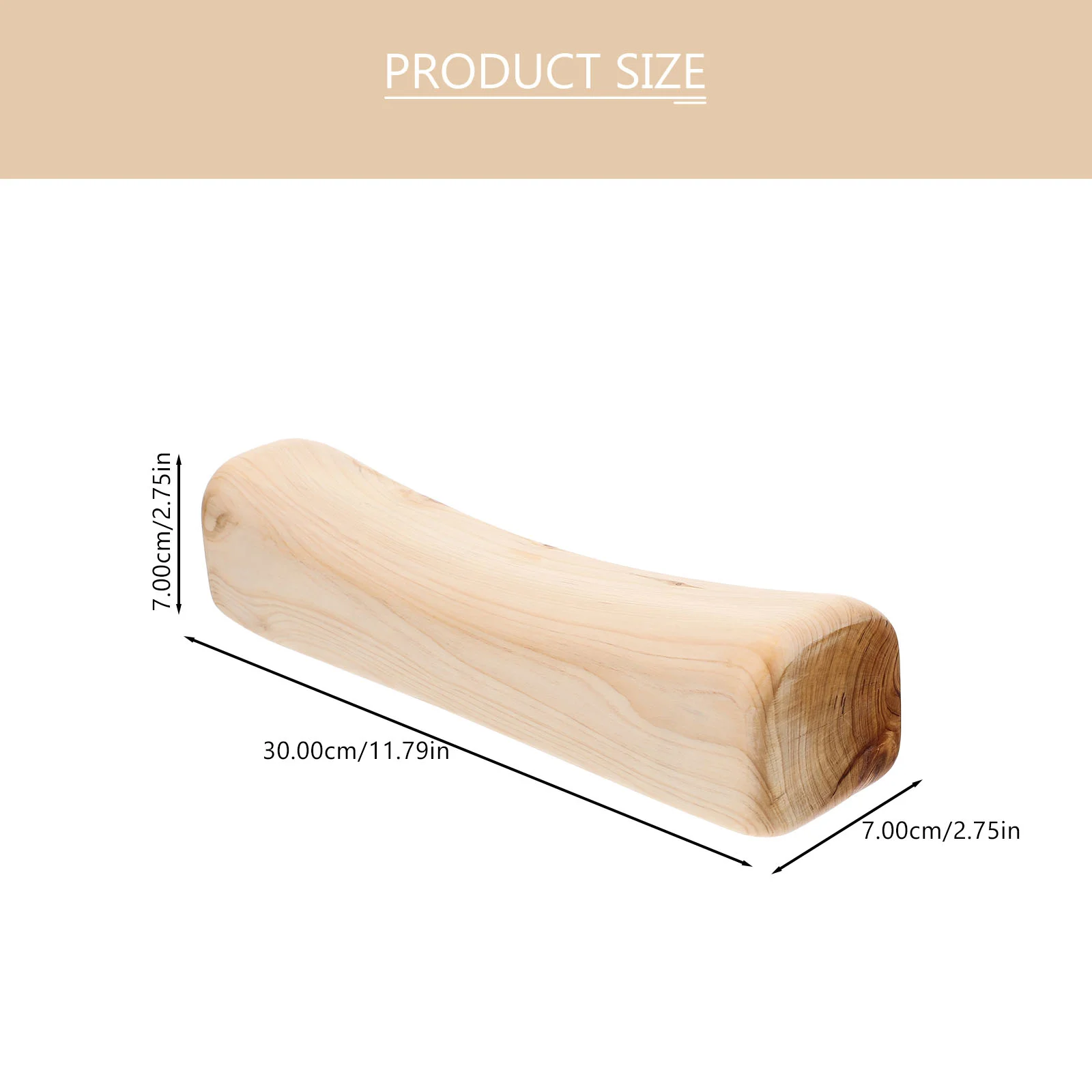 Sauna Pillow Steam Room Wooden Back Bolster Orthopedic Lumbar Spine Cervical Side Sleeping 5
