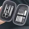 9Pcs Professional Nail Clipper Set Beautifully Packaged Travel Kit Nail Clipper Set Portable Complete Second Opening Nail Art To 6